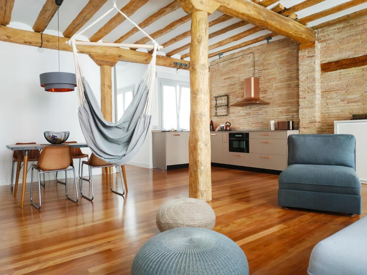 Lux Wood Loft With Air Con & Lift Apartment Логроньо Екстериор снимка